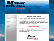 Tablet Screenshot of modularmethods.com